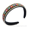 fashionable hot sale rhinestone colorful bling hairbands